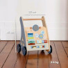 Chariot de marche en bois - Papouille