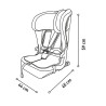 Siège auto isofix - 76 à 150 cm - GP 1/2/3 - R129 - Papouille