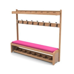 Banc vestiaire Assise Framboise  - Papouille