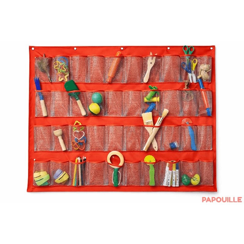 Rangement mural - range doudou - 40 pochettes - Papouille