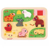 Puzzle 7 pièces - les animaux de la ferme - Papouille