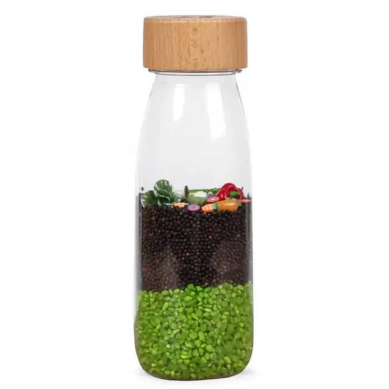 bouteille sensorielle - Légumes - Papouille