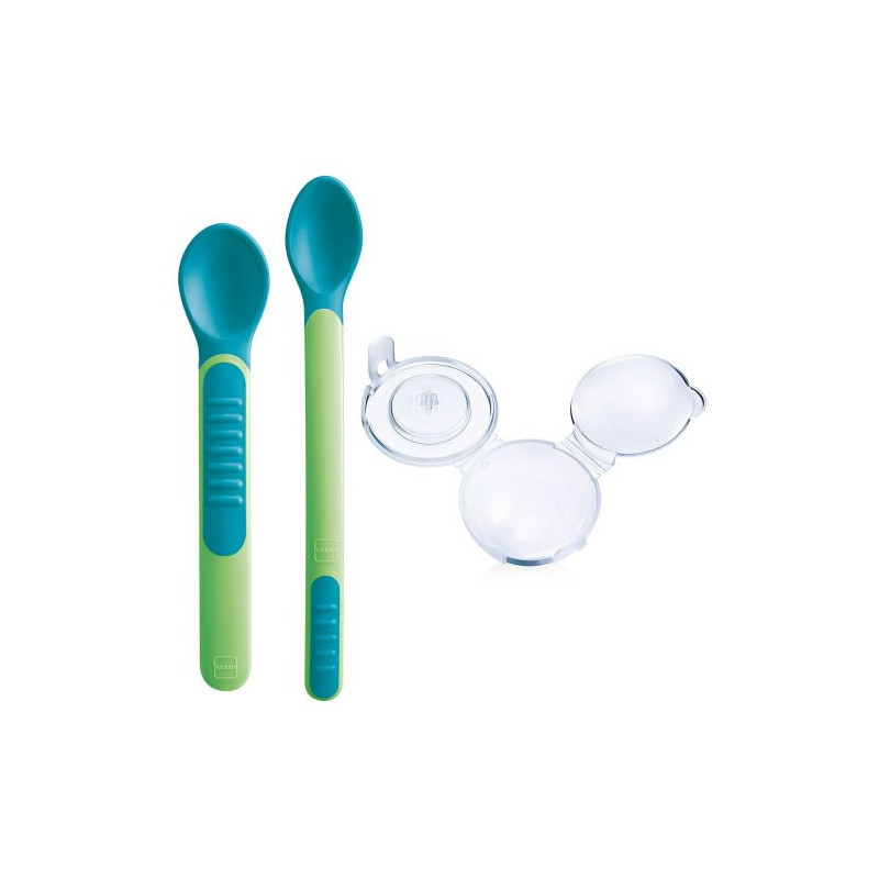 Lot de 2 cuillères thermosensibles - Rose - Papouille