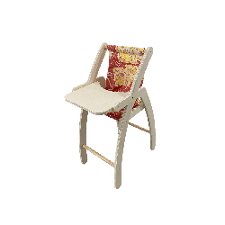 Chaise haute en bois pour poupée - Papouille