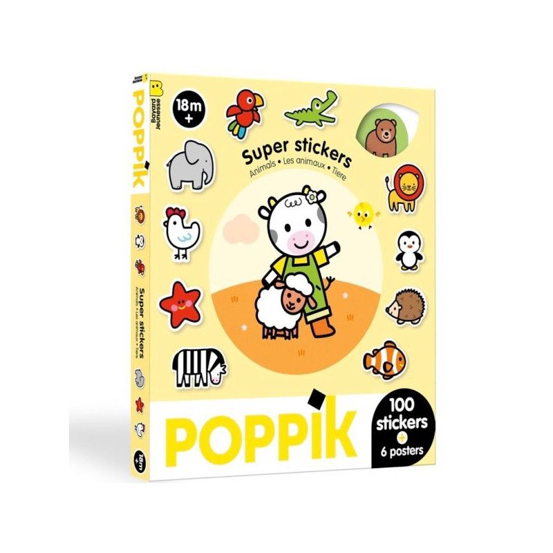 Box stickers - les animaux - Papouille