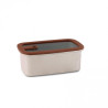 Boite de conservation - 1.1 L - Inox micro-ondable - Papouille