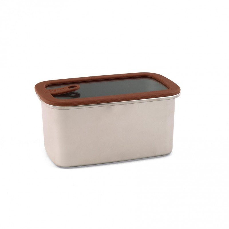 Boite de conservation - 1.4 L - Inox micro-ondable - Papouille