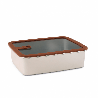 Boite de conservation - 1.7 L - Inox micro-ondable - Papouille