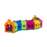 Tunnel de jeux extérieur - 8 wagons - Papouille