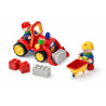 Voiture de construction avec figurines  - Papouille