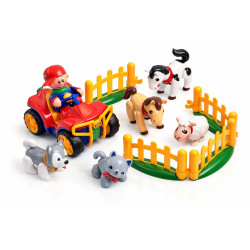 Figurine et animaux - Papouille