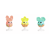 3 hochets à ventouse - animaux - Papouille