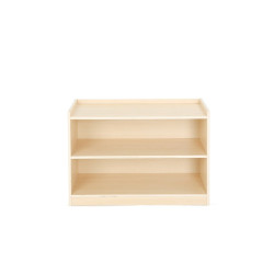 Shelf Cabinet with Back Wall. with 3 Shelves - Papouille