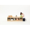 Low Storage Cabinet with 5 Compartments - Papouille