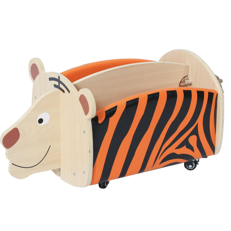“Tiger” Mobile Book Storage - Papouille