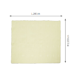 Square Floor Rug - Beige - Papouille
