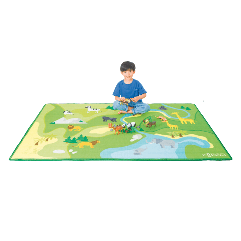 Zoo Themed Play Rug - Papouille