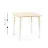 Square Table Owlaf 75 x 75 cm. incl. height-adjustable metal - Papouille