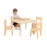 Square Table Owlaf 75 x 75 cm. incl. height-adjustable metal - Papouille