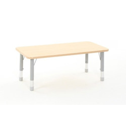 Rectangular Table Owlaf 120 x 60 cm. incl. height-adjustable - Papouille