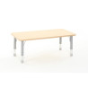 Rectangular Table Owlaf 120 x 60 cm. incl. height-adjustable - Papouille