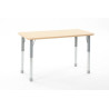 Rectangular Table Owlaf 120 x 60 cm. incl. height-adjustable - Papouille