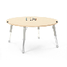 Round Table Owlaf 120 cm. incl. height-adjustable metal legs - Papouille