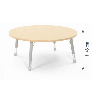 Round Table Owlaf 120 cm. incl. height-adjustable metal legs - Papouille
