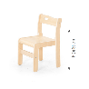 Chair "Ole". seat height: 35 cm. without armrest - (4 Chairs - Papouille