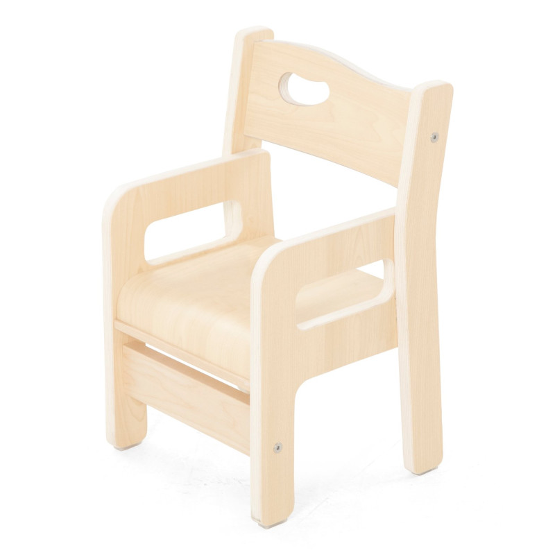 Chair "Ole". seat height: 26 cm. with armrest - (4 Chairs/Ca - Papouille