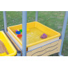 Mobile Mud Table with pointed Roof - Papouille