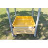 Mobile Mud Table with pointed Roof - Papouille