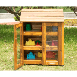 Outdoor Cabinet with transparent doors - Papouille