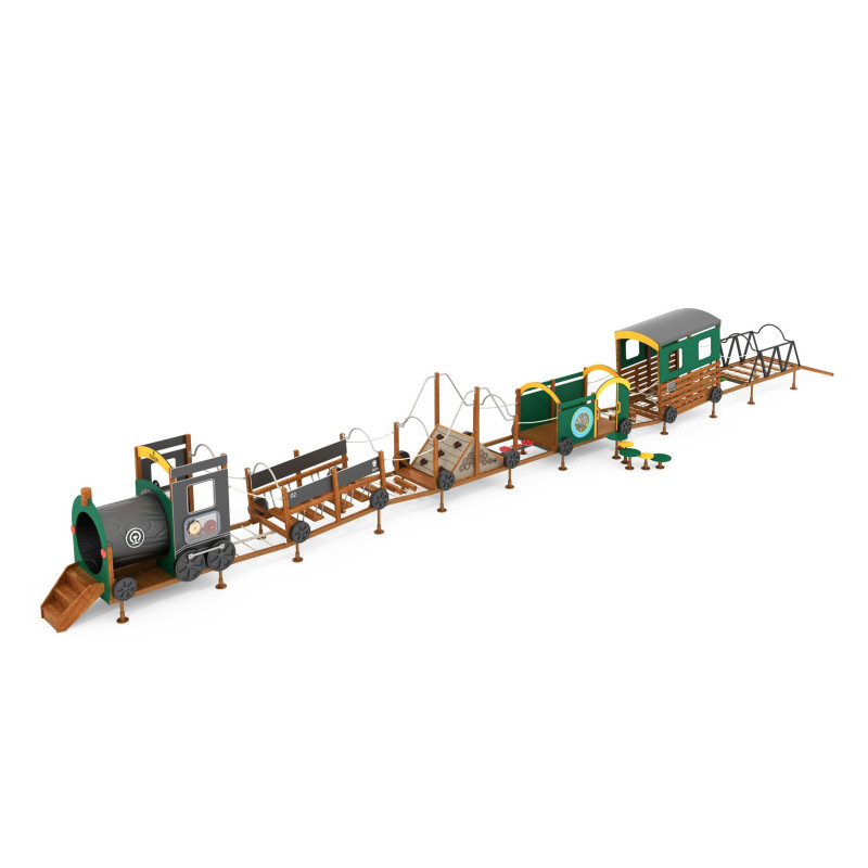 Railway. 12 pieces - w/o Crawl Tunnel - Papouille