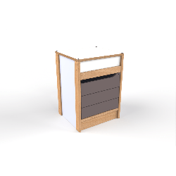 Meuble de rangement de cuisine pour enfants - Naturel - Papouille