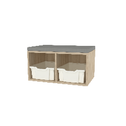Banc sur-chaussures - 2 places - T3 - Papouille