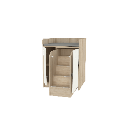 Meuble à langer avec escalier et tapis - Papouille