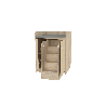 Meuble à langer avec escalier et tapis - Papouille