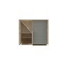 Meuble à langer avec escalier et porte - Papouille