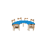Table demi lune - T00 - Papouille