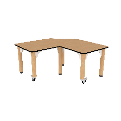 Table rectangle - chanfrein - Papouille