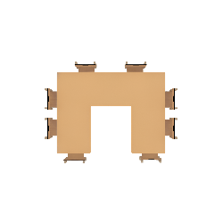 Table en U Réglable  - Papouille