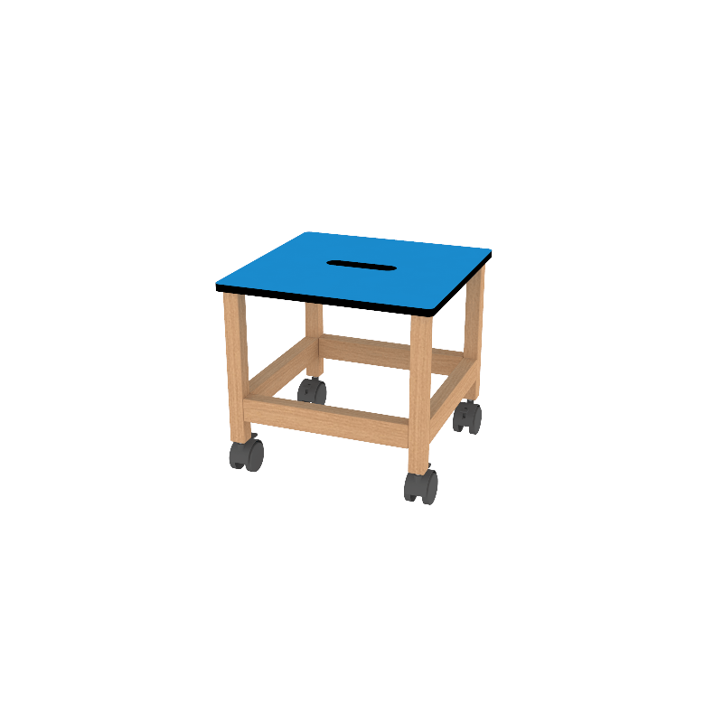Tabouret à roulettes - T3 - Papouille