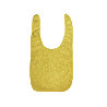 Bavoir à oreilles de lapin - jaune  - Papouille