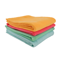 Couverture polaire - 250g/m² - 100x150 cm - Orange - Papouille