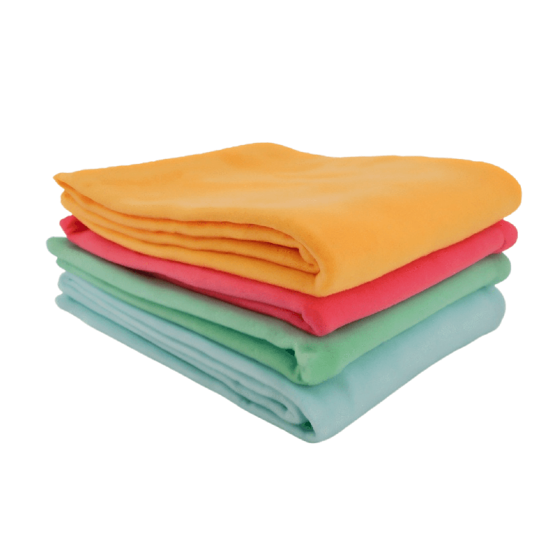 Couverture polaire - 250g/m² - 100x150 cm - Orange - Papouille