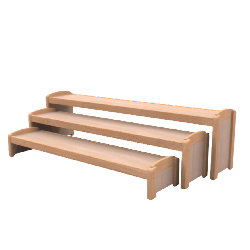 Bancs gigognes (lot de 3 bancs) - Papouille