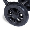 Quadruple Stroller - 4 Children - Black + Rain Cover + Sun C - Papouille