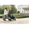 Quadruple Stroller - 4 Children - Black + Rain Cover + Sun C - Papouille