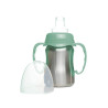 tasse Inox avec anse bec souple silicone - Papouille